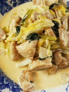簡単♪おいしい♪鶏肉と白菜のクリーム煮♡-レシピのメイン写真