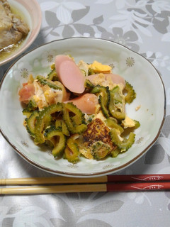 ゴーヤチャンプルー 魚肉ソーセージ入り-レシピのメイン写真