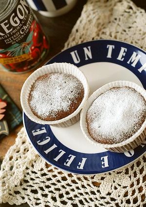 HMで簡単♪ふわトロ～フォンダンショコラ-レシピのメイン写真