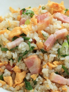 あんじょうねぎのベーコン炒飯 -レシピのメイン写真