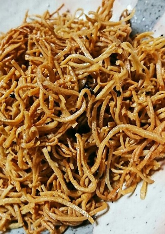 残った蕎麦で揚げそば-レシピのメイン写真