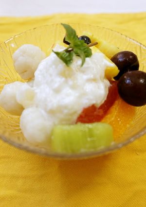 うどん白玉パフェ　-レシピのメイン写真