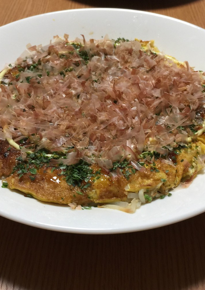 低糖質　もやしのお好み焼き風 ♪-レシピのメイン写真