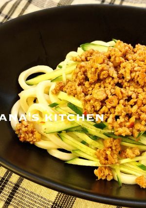 うどんで簡単☆ピリ辛ジャージャー麺♪♪-レシピのメイン写真