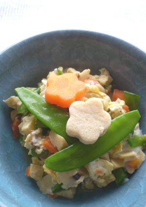 型抜きで作るかわいい高野豆腐煮♪-レシピのメイン写真