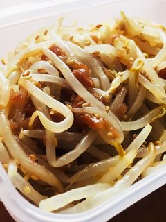 梅ともやしのナムル風-レシピのメイン写真