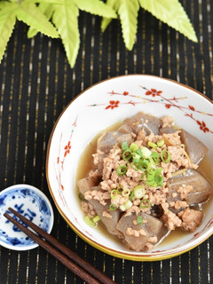 こんにゃくの甘辛そぼろあん-レシピのメイン写真