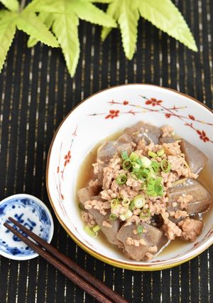 こんにゃくの甘辛そぼろあん-レシピのメイン写真