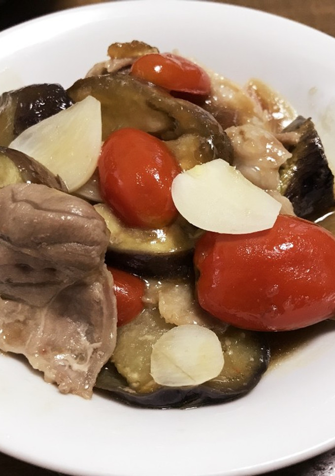 豚肉とナスとトマト煮✨-レシピのメイン写真