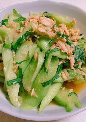 りゅうきゅうとツナと大葉の酢の物-レシピのメイン写真