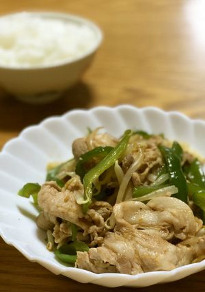 ピリッと辛い！豚肉ピーマン炒め【北越後】-レシピのメイン写真