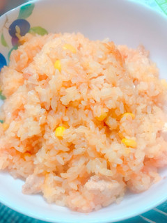 簡単!炊飯器で作るチキンライス-レシピのメイン写真