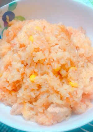 簡単！炊飯器で作るチキンライス-レシピのメイン写真