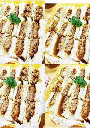 ✳️運動会にも♪メンチカツサンドイッチ♪-レシピのメイン写真