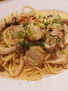 ベビーホタテと きのこの クリームパスタ-レシピのメイン写真