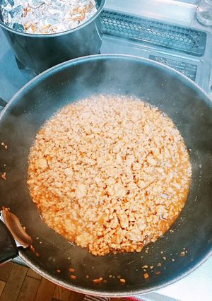 すき焼きのタレで鶏そぼろ-レシピのメイン写真