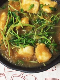 鶏むね肉と豆苗のみぞれ煮-レシピのメイン写真