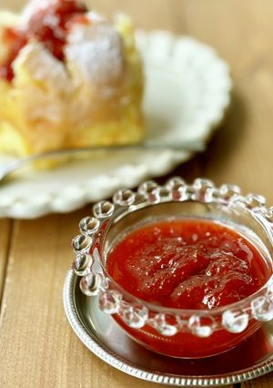レンジで簡単♪いちごのジャム(少量)-レシピのメイン写真