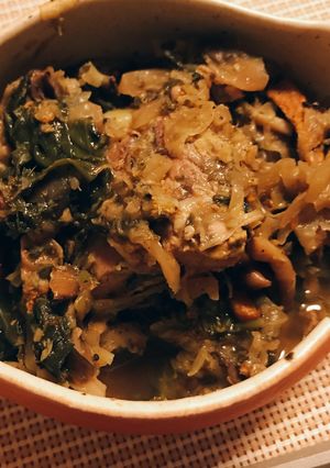トロトロ！おかわかめと鯖缶のハーブ蒸し煮-レシピのメイン写真