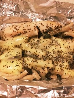 ささみとしめじの簡単ホイル焼き♪-レシピのメイン写真