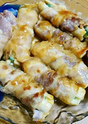 きゅうり竹輪とチーズの肉巻き-レシピのメイン写真