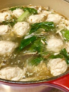 鶏だんごと春雨の中華風スープ 〜 無化調-レシピのメイン写真