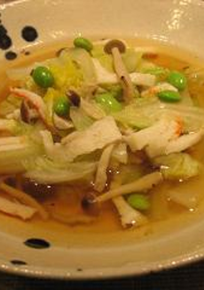 白菜としめじのあんかけ風煮物-レシピのメイン写真