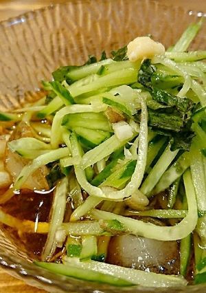 おそばのように“わんこきゅうり”-レシピのメイン写真