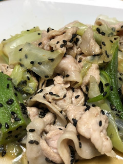 豚しゃぶ肉の醤油ゴマ和え-レシピのメイン写真