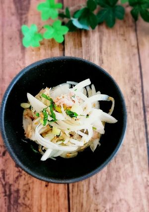 辛くない!玉ねぎとツナの香味サラダ-レシピのメイン写真