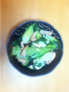 青梗菜とチャーシュー炒め-レシピのメイン写真
