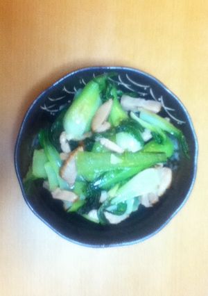 青梗菜とチャーシュー炒め-レシピのメイン写真