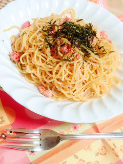 クリームなしの簡単和風焼きたらこパスタ☆-レシピのメイン写真