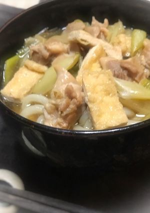 アムウェイ 鶏&油揚げでウマウマうどん♪-レシピのメイン写真
