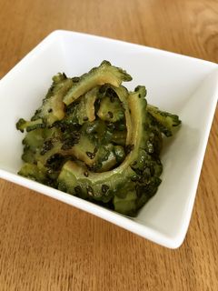 ゴーヤの胡麻炒め♡-レシピのメイン写真