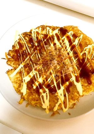 超ヘルシー！お好み焼き風卵焼き！-レシピのメイン写真