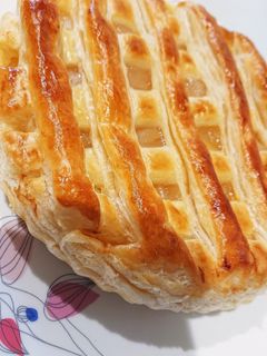 冷凍パイシートで梨カスタードパイ-レシピのメイン写真
