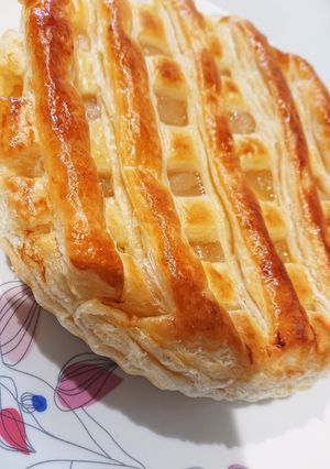 冷凍パイシートで梨カスタードパイ-レシピのメイン写真