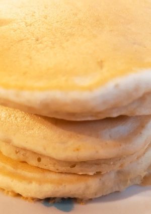 材料3つで☆*。ふんわりパンケーキ♡-レシピのメイン写真