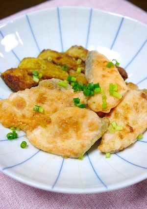 簡単！銀鮭とかぼちゃのバター醤油炒め-レシピのメイン写真