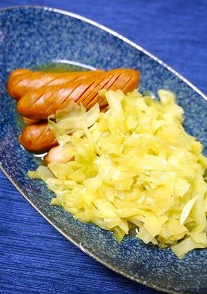 簡単！シャウエッセンとキャベツのカレー煮-レシピのメイン写真