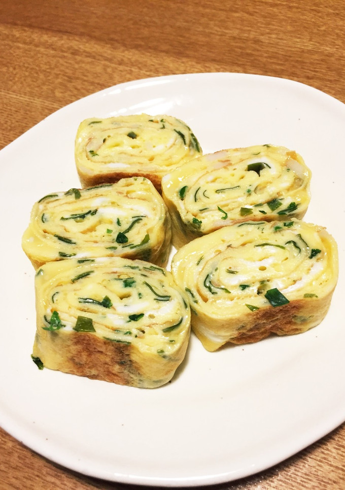 ちくわとねぎの卵焼き-レシピのメイン写真