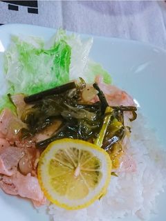 ネギ塩ダレの豚丼-レシピのメイン写真