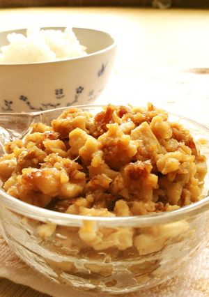 ご飯がすすむ☆水切り豆腐の佃煮♪-レシピのメイン写真