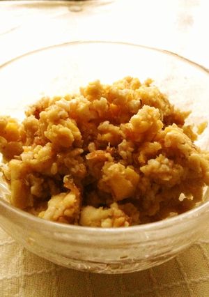 レンジで楽々☆スクランブルエッグの佃煮♪-レシピのメイン写真