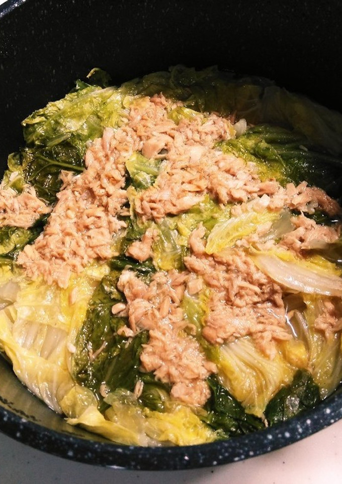 ツナと白菜の煮浸し-レシピのメイン写真