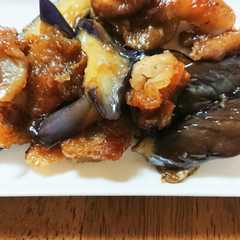รูปของ 豚肉と茄子の簡単炒め