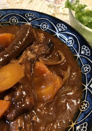 赤ワインのポークシチュー（圧力鍋）覚書-レシピのメイン写真