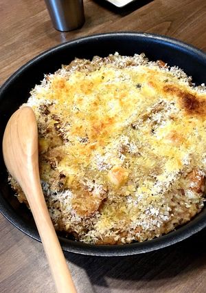 カレーリメイク☆ライスコロッケ風パン粉焼-レシピのメイン写真