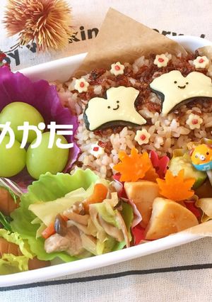 イチョウさん 秋デコ弁当 常備菜で簡単-レシピのメイン写真